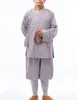 Etnische kleding unisex hoogwaardige veren boeddha lohan arhat martial arts zen boeddhist lay pakken shaolin monniken uniformen