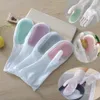 Spazzola magica multifunzionale Guanto per lavare i piatti Cucina in gomma Pulizia dei lavori domestici Guanti impermeabili in silicone 4 colori