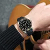 Wristwatches Diver Inspired Rotating Bezel 42mm Man Watch Japan Movement Geneva Rubber Strap 221114203O