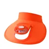 Berretti Kid Summer Sun Hat Solar Cooling Fan a pagamento Visiera da baseball Outdoor Sunhat