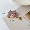 Broches Genshin Impacts Broche En Métal Dur Émail Dessin Animé Zhongli Hutao Xiao Ganyu Keqing Qiqi Insignes Exquis Anime Bijoux Cadeau Pour Les Fans