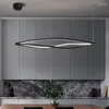 Długość żyrandoli 120 cm zasilanie 60 W Czarno-biały rugby LED LED LED Lighting Lighting Aluminiowy korpus lampy Zastosuj do pokoju 12-18m ﾲ