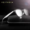 نظارة شمسية Veithdia العلامة التجارية للجنسين الألومنيومر 90 الرجال Pochromic Mirror Sun Glasses Eyewear Vintage Outdoor for Women 6116 221111