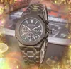 Crime Premium Mens Full Functional Watch Watches 42 mm Mouvement de quartz horloge de temps Horloge MONDE AUTL AVER