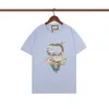 Designer Mens T Shirt Summer Style tshirts Embroidery with Letters printing loose Tees Trend Short Sleeve Casual Shirts Tops US Size S-XXL