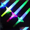 Other Event Party Supplies Telescopic Glow Sticks Flash Light Up Toy Fluorescent Sword Concert Activities Props Christmas Carnival Dhmgr