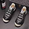 Style Dres Party European Wedding Shoes Spring Autumn Breattable Sneakers Round Toe Thick Bottom Business Leisure 2274