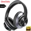 Fones de ouvido para celular Oneodio A10 Híbrido com cancelamento de ruído ativo com áudio de alta resolução sobre a orelha Bluetooth sem fio fone de ouvido microfone ANC 221114