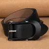 Belts Mens Western Cowboy Leather For Jeans Casual Vintage Business Male Belt With Hole Pin Buckle Waiststrap Ceinture Homme