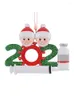 Dekoracje świąteczne 2022 Rodzinne ozdoby DIY Personalizowane przeżyte żywice drzewa wisiorek świąteczny na dzieci Prezent Wiszący Ozdoba Rok