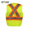 Gilet réfléchissant Z96 Vêtements haute visibilité Vêtements de travail canadiens Fermeture à glissière Construction Worker Surveyor Mesh Poches haute visibilité Gilet de sécurité