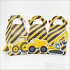 Gift Wrap Construction Trucks Favor Box Candy Gift Cupcake Boy Kids Birthday Party Supplies Decoration Event Cx220423 Drop Delivery Dhcbf