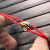Designer Charme Bracelets Classic C Style Lucky Rope Verstellbares einverr￼ckbares Kabel Multikolor mit Gravur und Box Linka2 erh￤ltlich