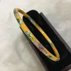 Bangle Sell Wholesale 7pcs Cute Chinese Handmade Cloisonne Enamel Flower Bracelet