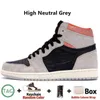 2022 DR schoenen High Black Crimson Tint 1 1S Heren Basketball Jorda 4 4S T