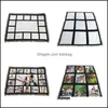 毛布125x150cm昇華ブランクブランケット9パネルスクエアDIY印刷ラグ