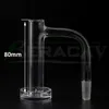 Beracky Full Weld Control Tower mit abgeschrägter Kante XL Terp Slurper Smoking Quartz Banger 2,5 mm Wand nahtlos geschweißte Quarznägel für Glaswasserbongs Dab Rigs Rohre