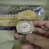 Z oryginalnym pudełkiem Men Mechanical Watch Tydzień Kalendarz 41 mm Diamond Tial W pełni automatyczny ruch Sports Series 2023