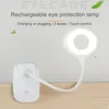 Table Lamps Lamp Led Desk Touch Clip Study Magnifier Gooseneck Desktop Usb Light Rechargeable 1200mAh/2200mAh Battery