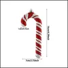 Juldekorationer Juldekorationer Big Candy Cane Canes Tree for Home Party Year Xmas Hanging Ornament 220914 Drop Deliver Dhoyw