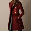 Women's Wool Blends Wepbel Patchwork Woolen Coat Trench for Women Autumn Leisure Jackets Slim Montering Outwear S 221114