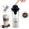 Food Waste Disposers Milk Coffee Foam Maker Milk Shake Mixer Battery Milk Jug Cup 221110