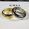 Band Rings Simple Style Letter Ring Gold Silver Special Design Letters Finger Rings Gift for Love Girlfriend Size 5-11