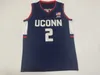 New Uconn College Basketball Huskies usa camisa Connecticut James Bouknight R.j. Cole Adama Sanogo Tyrese Martin Isaiah Whaley