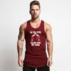 Men's Tank Tops Arrivals Youth Men's Slim Sleeveless T-shirt Summer Simple Design Creative Printing Bodybuilding