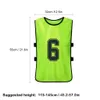 Balls 612 PCS Kid's Football Pinnies Quick Drying Soccer Jerseys Youth Sports Basketball Team Training Numbered Bibs Sports Vest 221102