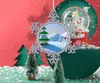 sublimation metal snowflake blank christmas ornaments hot transfer printing ornament consumables diy gifts both sided printing SN184