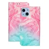 Phone Cases For MOTO G42 G22 G52 E32 G10 G30 E20 F30 G50 G9 E7 Power Play Marble Patterns Wallet PU Leather Case