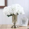 Flores decorativas 1pc Flor de simulação sem murcha a planta artificial 5 cabeças de mesa