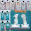 Film 33 Jackie Moon Basketball Jersey 7 Café Noir Ed 11 Monix Semi Pro Film Flint Tropics Maillots de basket-ball Vert Blanc Hommes Cousu Respirant