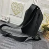 Mens Shoulder Bag SAUMUR Male Backpack Messenger Purse Canvas Leather Cross Body Black Men Luxurys Designers Flip Bags Sling Handbag