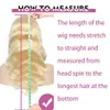 13x4 koronkowa peruka z przodu ludzkie włosy Preucked brazylijska fala ciała dla kobiet 613 Blondynka 12 cali 26 cali 2515645
