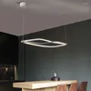 Długość żyrandoli 120 cm zasilanie 60 W Czarno-biały rugby LED LED LED Lighting Lighting Aluminiowy korpus lampy Zastosuj do pokoju 12-18m ﾲ