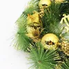 装飾花のクリスマスリースフロントドア人工休日の花輪の飾り11.81インチの直径屋内