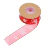 Presentförpackning Julförpackning Ribbon Snöflinga Röd entusiasm Decoration Rep Nerdy Wrapping Paper