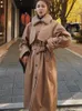 Trench feminina casacos de inverno mulheres algodão acolchoado casaco de parkas fêmea lamentar colarinho mujer grosso a quente jaqueta de moda fora de moda