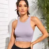 Seamless sports Tanks Women's Tube Top Workout Running Casual Corset Summer Elastic Tight T-shirt Indoor Gym crop Tops