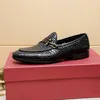 Gentlemen Business ￤kta l￤derl￤genheter Walking Casual Loafers Men Wedding Party Brand Designer Dress Shoes Storlek 38-45 ASDASDASAWSASDAD