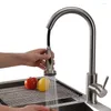 Kitchen Faucets SUS 304 Stainless Steel Extractable Spout Faucet Water Sink Mixer