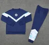 2022 2023 träningsoverall Half pull man City Training Suit HERR 21/22/23 Långärmad Sportswear Fotboll Survatment Foot Chandal kostym.