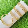 Bangle 3pcs طبقة هندسية الزركون الذهبية الأساور الكريستال النمط الحجر المجوهرات للنساء 51713