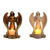 Candle Holders Angel Statue Tealight Holder Vintage Light Memorial Gifts For Home Wedding Church2564