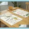 Tapis Coussinets Ins Pvc Tapis Impression Motif Botanique Tapis De Table Branche De Cactus Flamingo Motifs Chaleur Insation Pad Arrivée 4Bla L1 Drop De Dhzx5