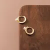 Pendientes de aro LAVIFAM Plata de Ley 925 círculo de perlas naturales de agua dulce de moda para mujeres Huggies Pendiente Piercing joyería