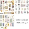 Gift Wrap 120pcs Vintage Sticker Pack Aesthetic For Scrapbooking Journaling Supplies Planners Kid DIY Art Crafts Journal