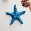 Decorative Flowers 1PC Mini Artificial Starfish Resin Sea Star Desktop Ornament Anti-corrosion Aquariums Decor Starfishes